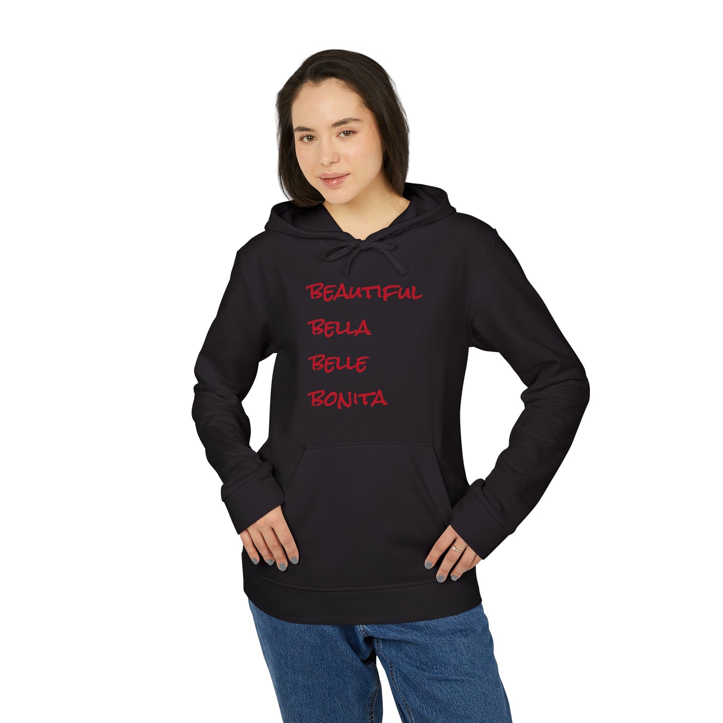 adidas® Unisex Fleece Hoodie Beautiful in All Languages