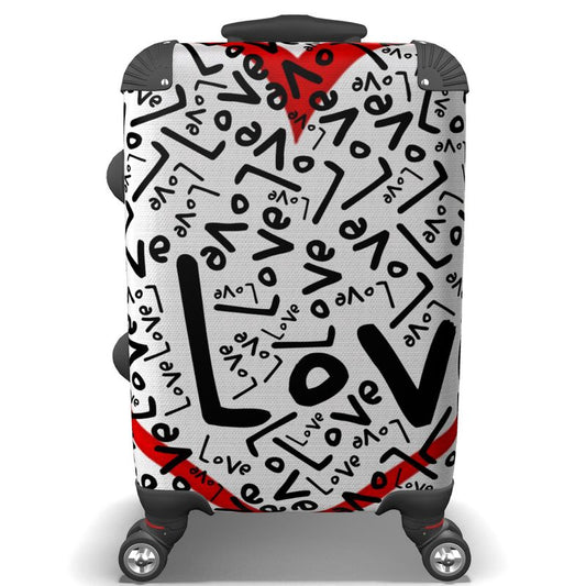 Love Suitcase Black