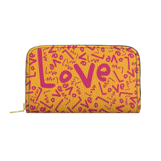 Orange/Pink Love Wallet