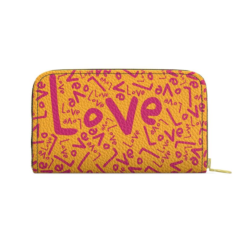 Orange/Pink Love Wallet