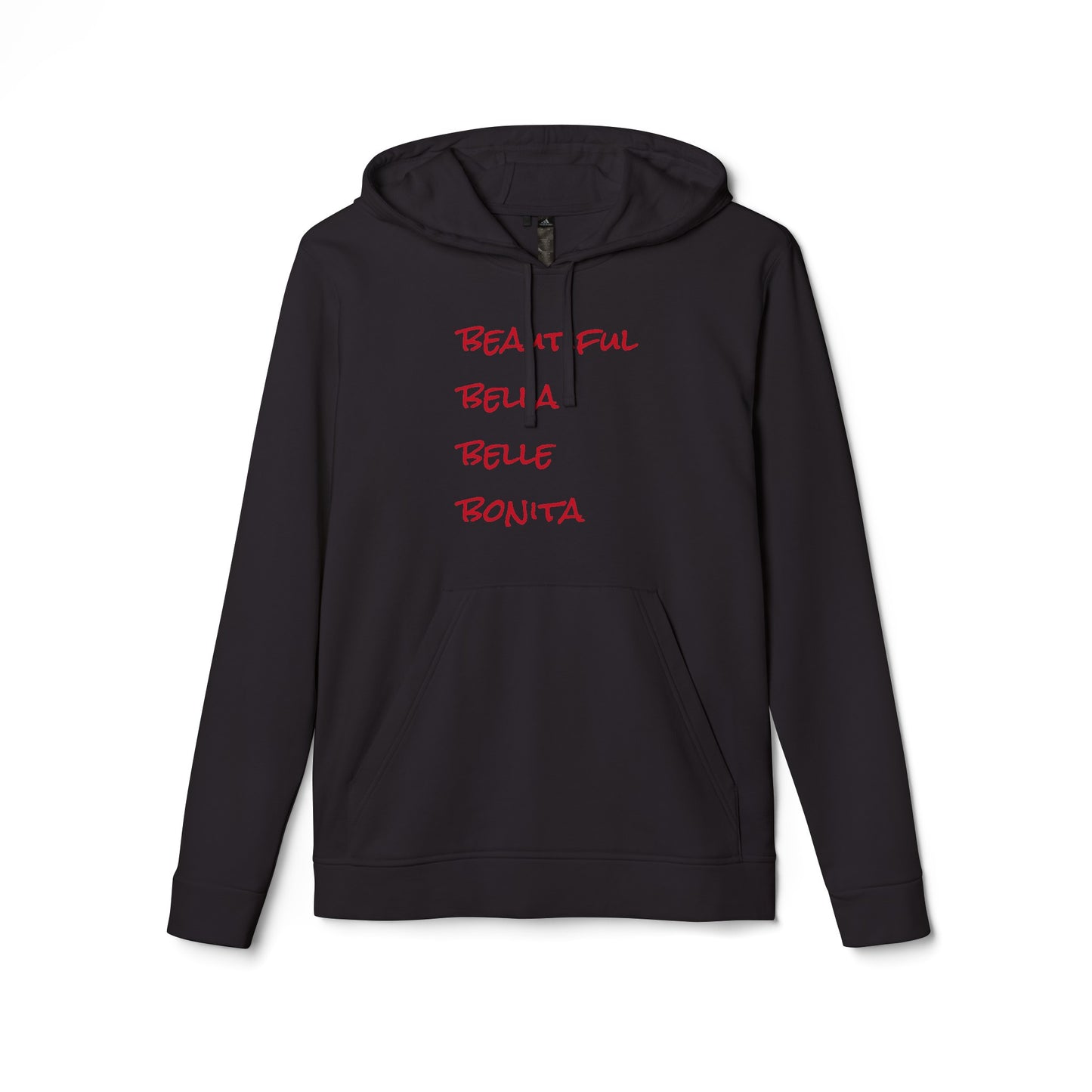 adidas® Unisex Fleece Hoodie Beautiful in All Languages